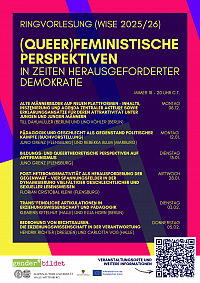 Poster Ringvorlesung WiSe 25/26